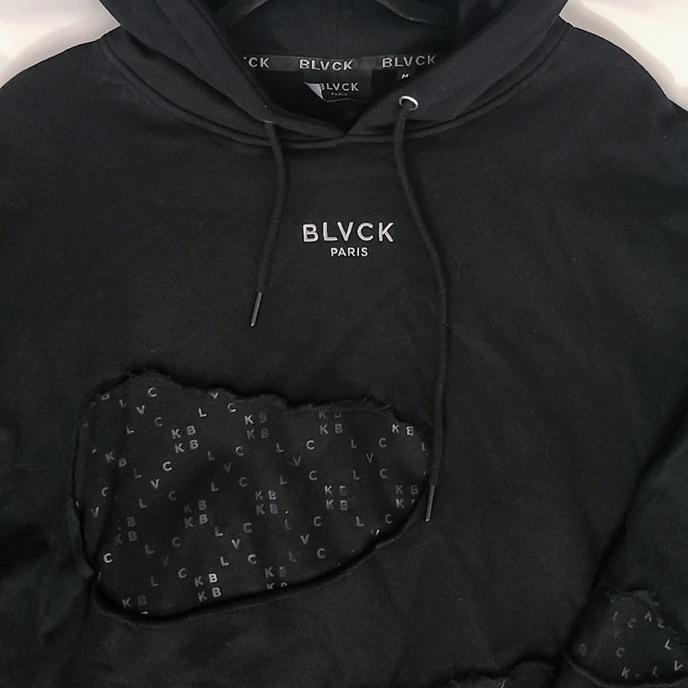 ✨️ NWOT Monogram 'Torn' Hoodie